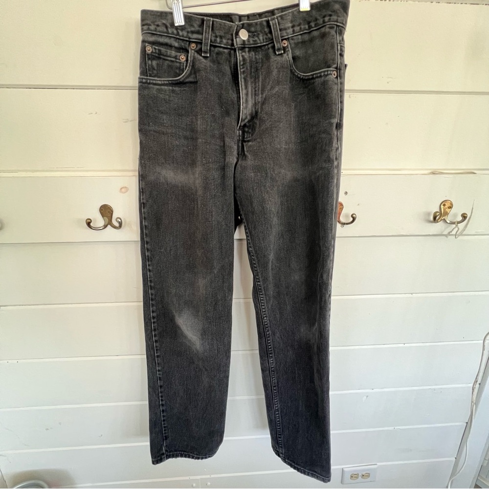 Levi's Black Straight-Leg Jeans - Picture 3 of 11